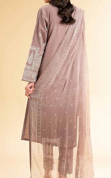 Nishat Greyish Pink Cambric Suit | Pakistani Lawn Dress in USA- Image 2
