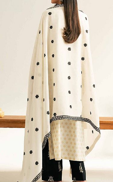 Nishat Off White/Black Cambric Suit | Pakistani Lawn Dress in USA- Image 2