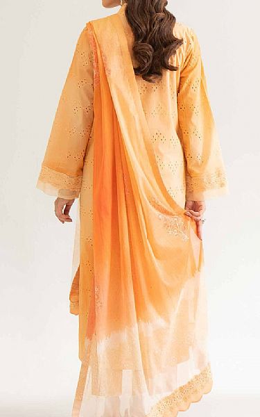 Nishat Peach Cambric Suit | Pakistani Lawn Dress in USA- Image 2