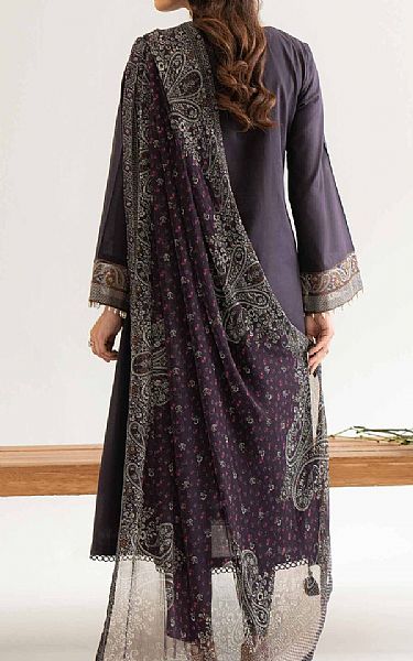 Nishat Faded Purple Lawn Suit | Pakistani Lawn Dress in USA- Image 2