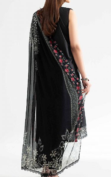 Nishat Black Lawn Suit | Pakistani Lawn Dress in USA- Image 2