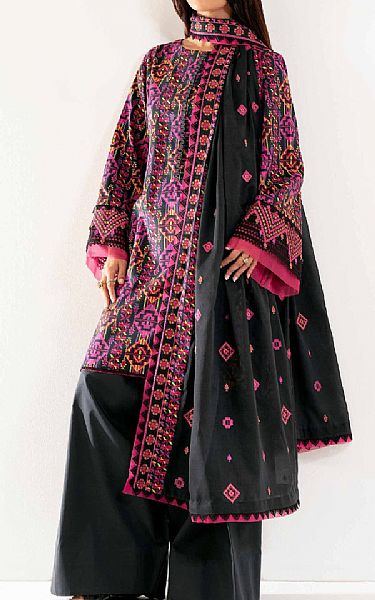 Nishat Black Lawn Suit | Pakistani Lawn Dress in USA- Image 1