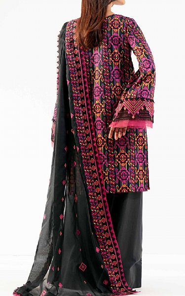 Nishat Black Lawn Suit | Pakistani Lawn Dress in USA- Image 2