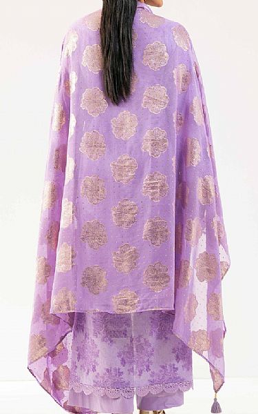 Nishat Lilac Lawn Suit | Pakistani Lawn Dress in USA- Image 2