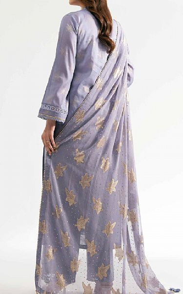 Nishat Languid Lavender Lawn Suit | Pakistani Lawn Dress in USA- Image 2