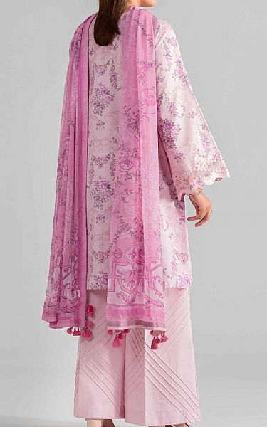 Nishat Carousel Pink Lawn Suit (2 pcs) | Pakistani Lawn Dress in USA- Image 2