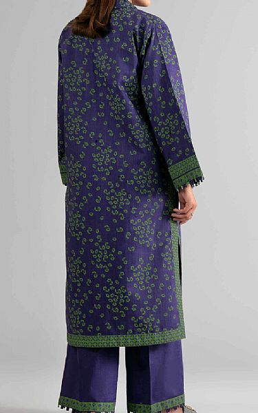 Nishat Purple/Green Lawn Suit (2 pcs) | Pakistani Lawn Dress in USA- Image 2