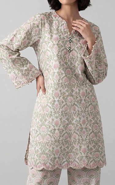 Nishat Multi Lawn Suit (2 pcs) | Pakistani Lawn Dress in USA- Image 2