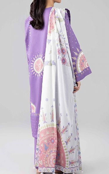 Nishat Lilac Lawn Suit | Pakistani Lawn Dress in USA- Image 2