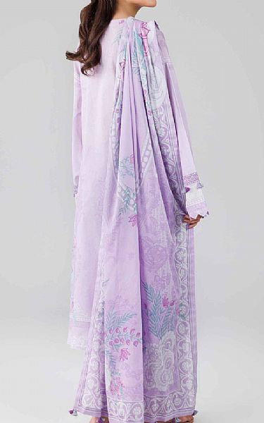 Nishat Lilac Lawn Suit | Pakistani Lawn Dress in USA- Image 2