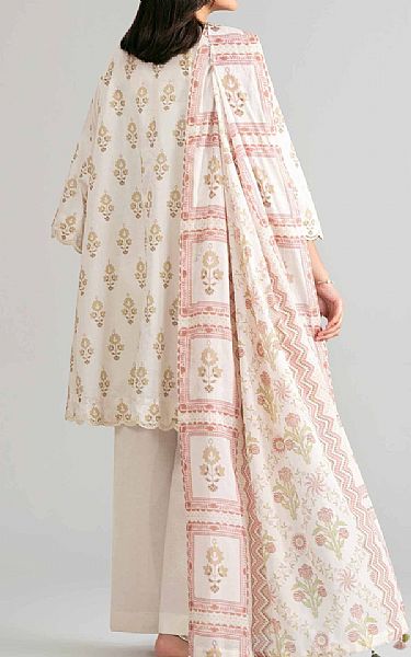 Nishat White Lawn Suit | Pakistani Lawn Dress in USA- Image 2