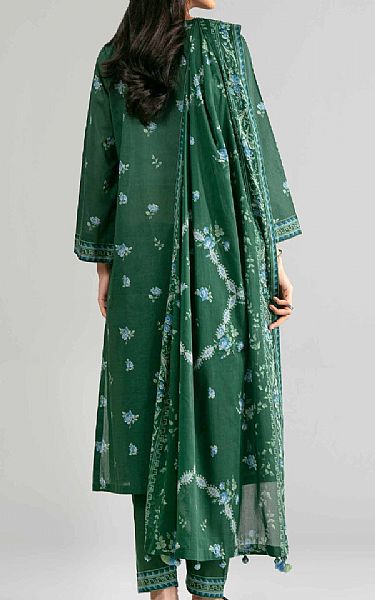 Nishat Green Lawn Suit | Pakistani Lawn Dress in USA- Image 2