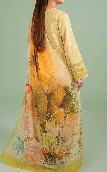 Nishat Sand Gold Lawn Suit | Pakistani Lawn Suits- Image 2