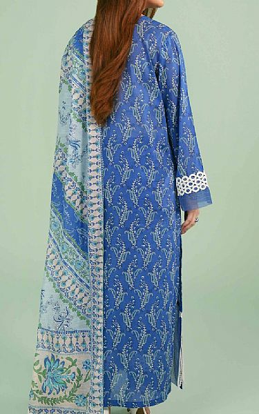 Nishat Blue Lawn Suit | Pakistani Lawn Suits- Image 2