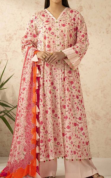 Nishat Mandys Pink Lawn Suit | Pakistani Lawn Suits- Image 1