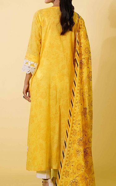 Nishat Yellow Lawn Suit | Pakistani Lawn Suits- Image 2