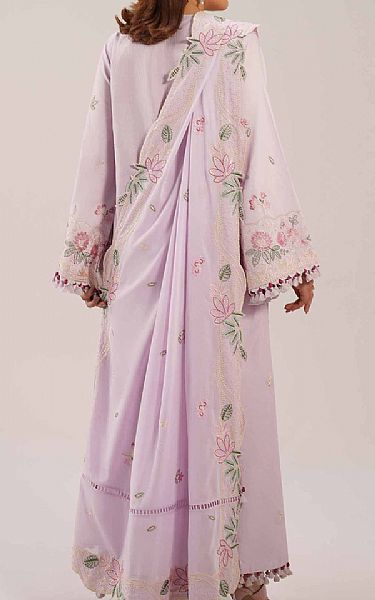 Nishat Pale Pink Cambric Suit | Pakistani Lawn Dress in USA- Image 2
