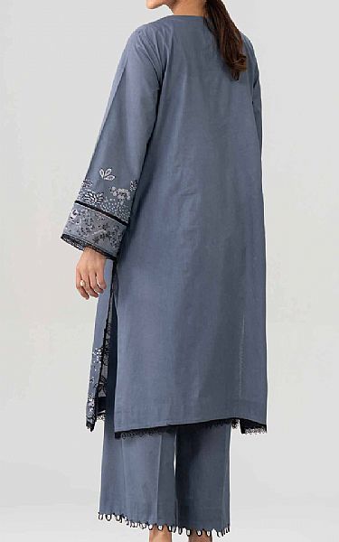 Nishat Slate Grey Dobby Suit (2 pcs) | Pakistani Lawn Dress in USA- Image 2