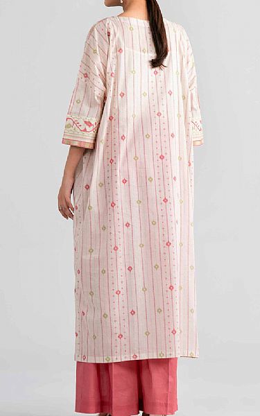 Nishat Off White Lawn Suit (2 pcs) | Pakistani Lawn Dress in USA- Image 2