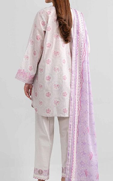 Nishat Off White Lawn Suit | Pakistani Lawn Dress in USA- Image 2