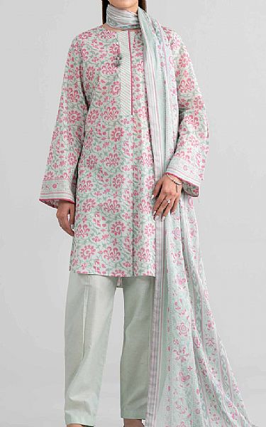 Nishat Sea Mist Lawn Suit | Pakistani Lawn Dress in USA- Image 1