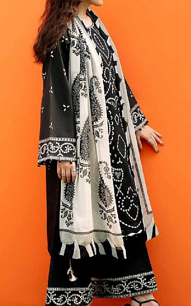 Nishat Black Lawn Suit | Pakistani Lawn Dress in USA- Image 2