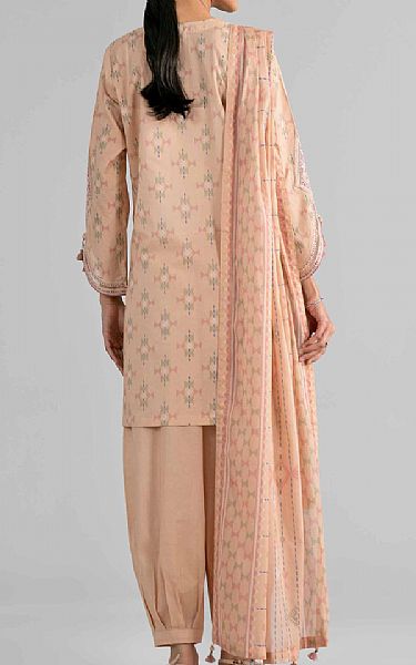 Nishat Peach Lawn Suit | Pakistani Lawn Dress in USA- Image 2