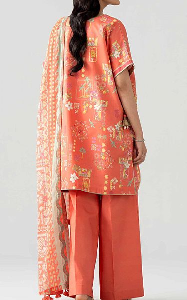 Nishat Coral Lawn Suit | Pakistani Lawn Dress in USA- Image 2