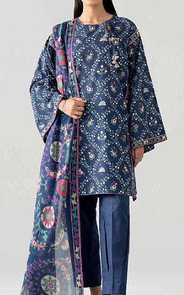 Nishat Pickled Bluewood Lawn Suit | Pakistani Lawn Dress in USA- Image 1