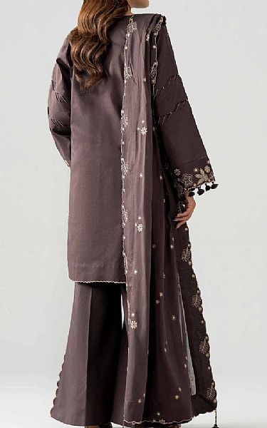 Nishat Woody Brown Lawn Suit | Pakistani Lawn Dress in USA- Image 2
