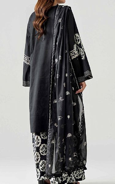 Nishat Black Lawn Suit | Pakistani Lawn Dress in USA- Image 2