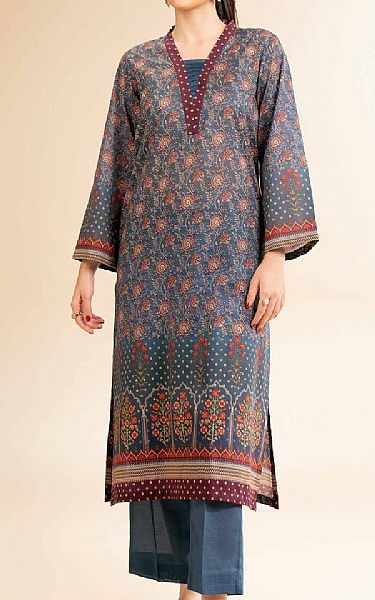 Nishat Pickled Bluewood Lawn Suit (2 pcs) | Pakistani Lawn Dress in USA- Image 1
