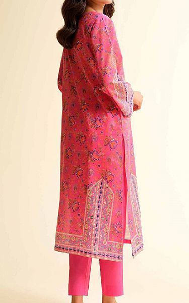 Nishat Pink Lawn Suit (2 pcs) | Pakistani Lawn Dress in USA- Image 2