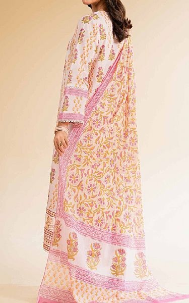 Nishat Pale Pink Lawn Suit (2 pcs) | Pakistani Lawn Dress in USA- Image 2