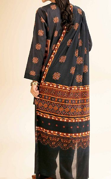 Nishat Black Lawn Suit (2 pcs) | Pakistani Lawn Dress in USA- Image 2