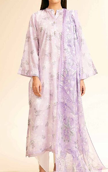 Nishat Lilac Lawn Suit (2 pcs) | Pakistani Lawn Dress in USA- Image 1