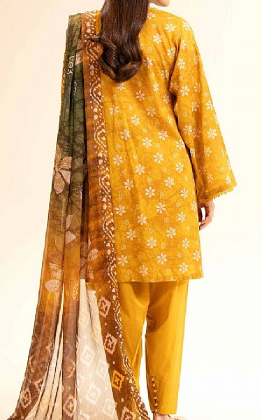 Nishat Mustard Lawn Suit | Pakistani Lawn Dress in USA- Image 2
