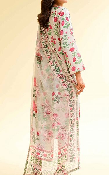 Nishat Off White Lawn Suit | Pakistani Lawn Dress in USA- Image 2