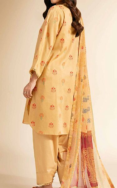 Nishat Light Peach Lawn Suit | Pakistani Lawn Dress in USA- Image 2