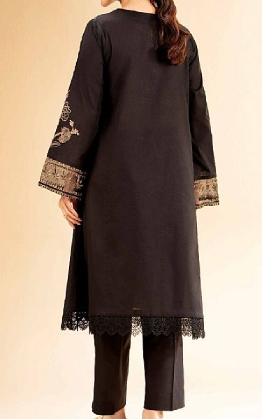 Nishat Black Cambric Suit (2 pcs) | Pakistani Lawn Dress in USA- Image 2