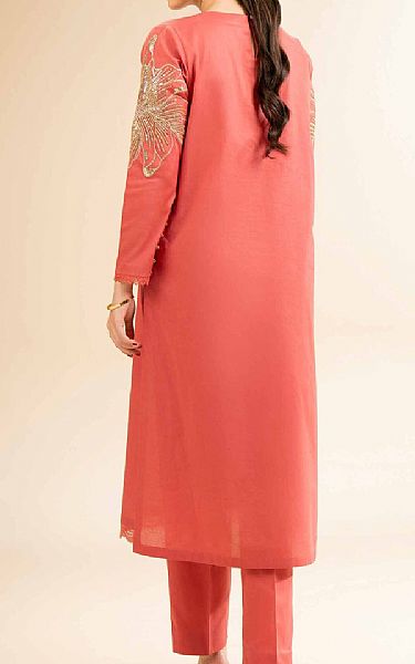 Nishat Coral Cambric Suit (2 pcs) | Pakistani Lawn Dress in USA- Image 2