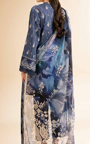 Nishat Navy Blue Lawn Suit (2 pcs) | Pakistani Lawn Dress in USA- Image 2