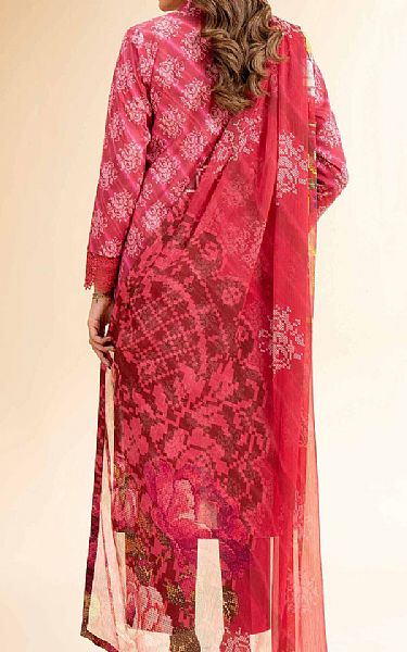 Nishat Brink Pink Lawn Suit (2 pcs) | Pakistani Lawn Dress in USA- Image 2