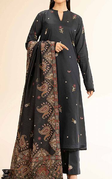 Nishat Black Lawn Suit | Pakistani Lawn Dress in USA- Image 1