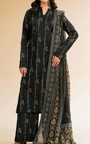 Nishat Black Lawn Suit | Pakistani Lawn Dress in USA- Image 1