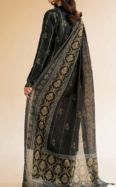 Nishat Black Lawn Suit | Pakistani Lawn Dress in USA- Image 2