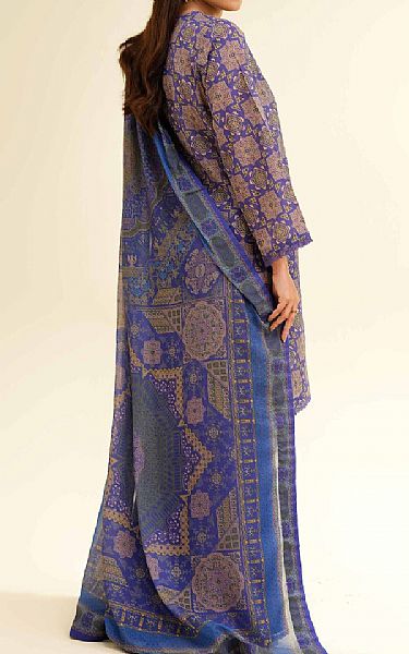 Nishat Blueberry Lawn Suit | Pakistani Lawn Dress in USA- Image 2