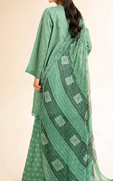 Nishat Green Lawn Suit | Pakistani Lawn Dress in USA- Image 2