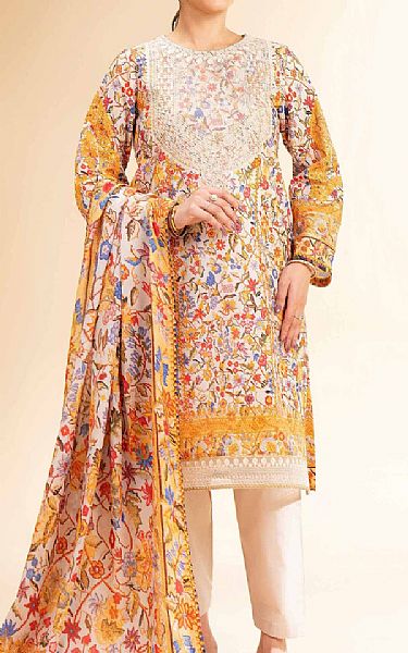 Nishat Multi Lawn Suit | Pakistani Lawn Dress in USA- Image 1