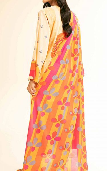 Nishat Off White Lawn Suit | Pakistani Lawn Dress in USA- Image 2